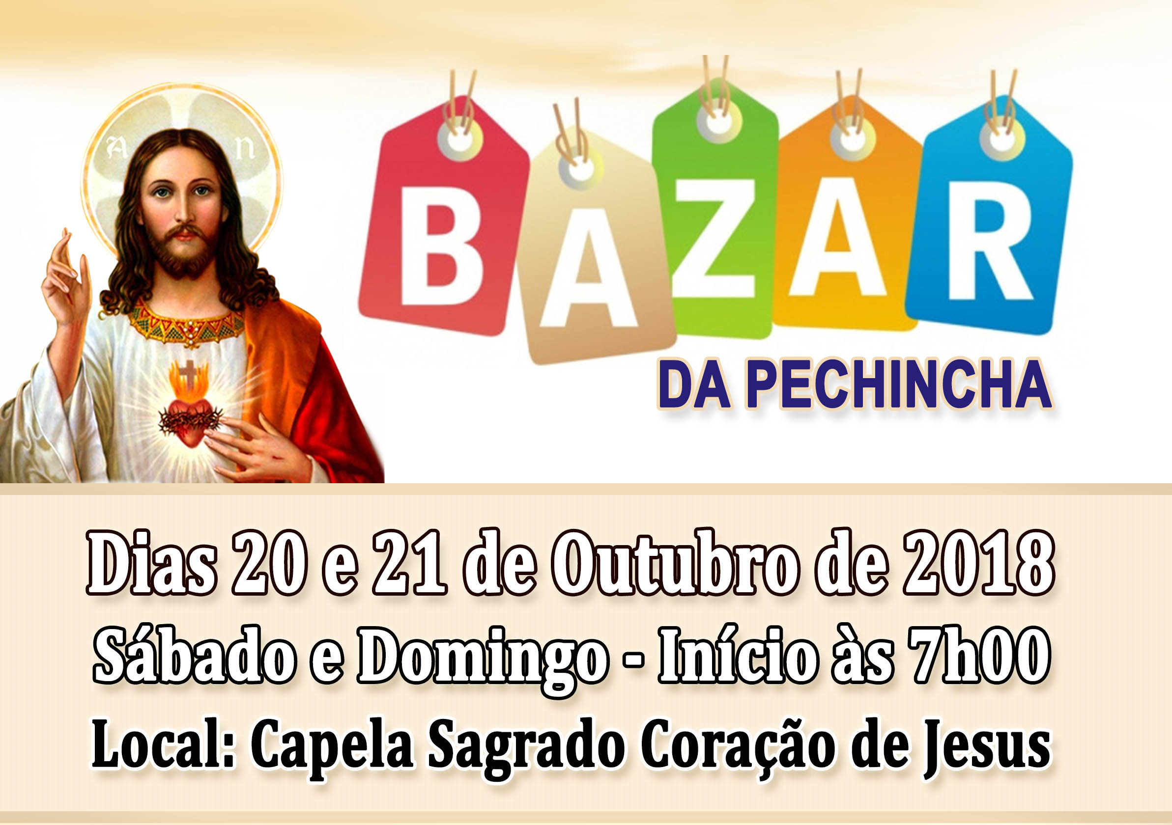 Comunidade Sagrado Corao de Jesus promover Bazar da Pechincha em prol da Matriz So Pedro