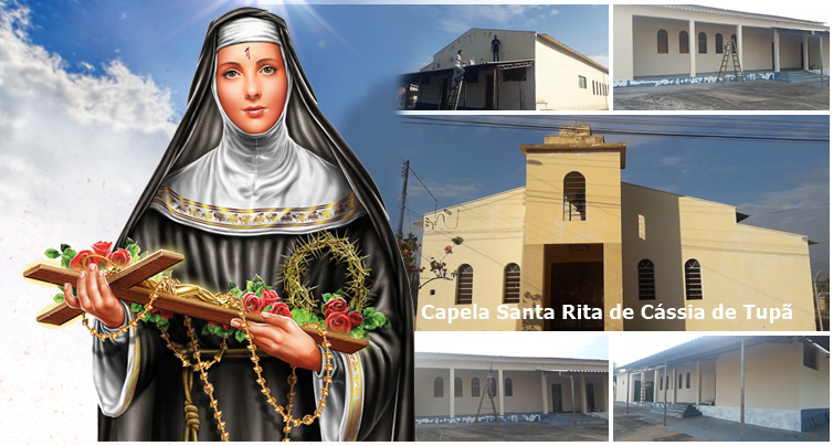 Capela Santa Rita de Cssia se prepara para a festa de sua padroeira