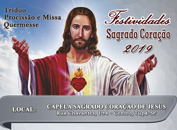 Comunidade promove Festa em honra ao Sagrado Corao de Jesus