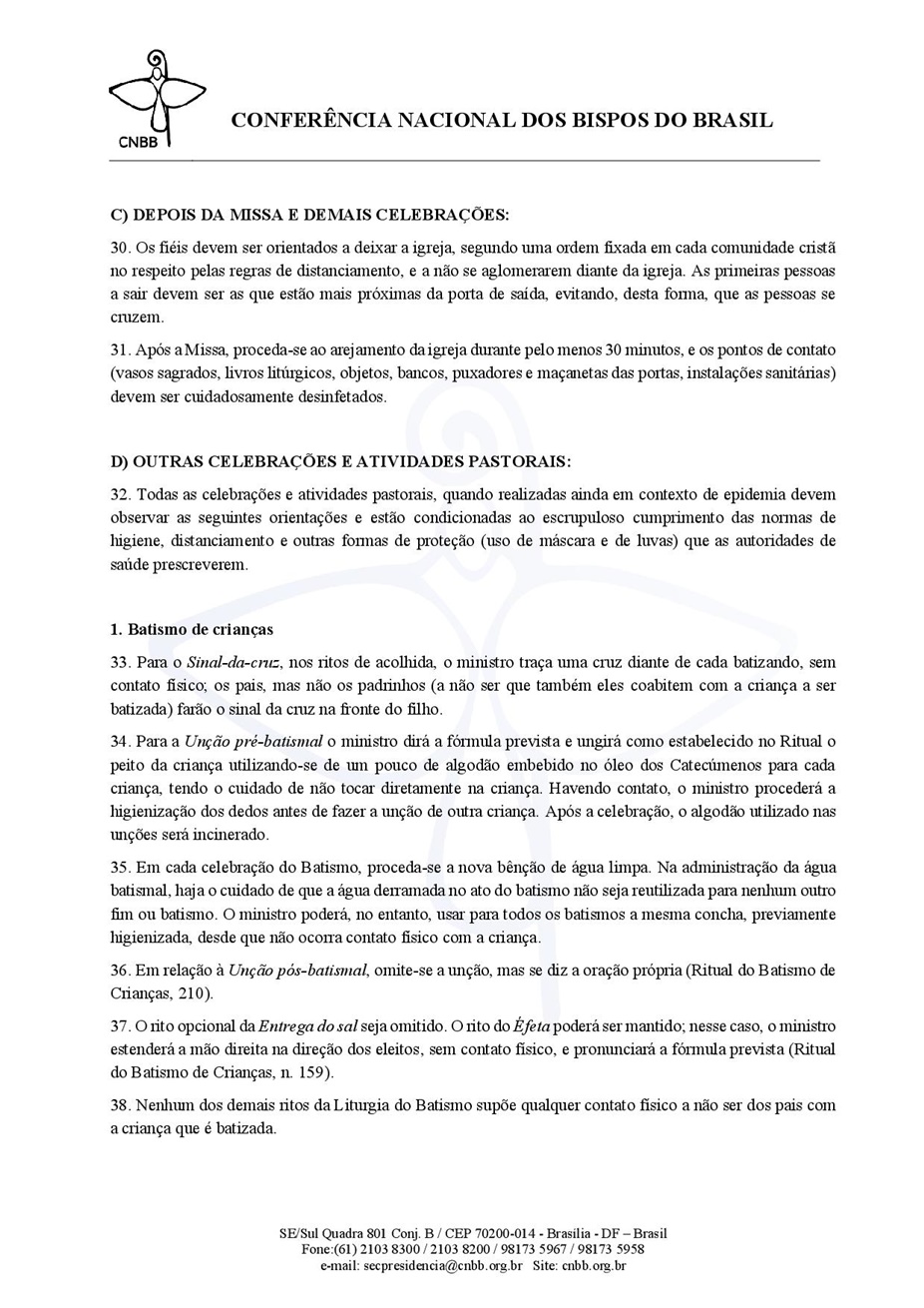 Decreto de 31072020 da Diocese de Marlia/SP