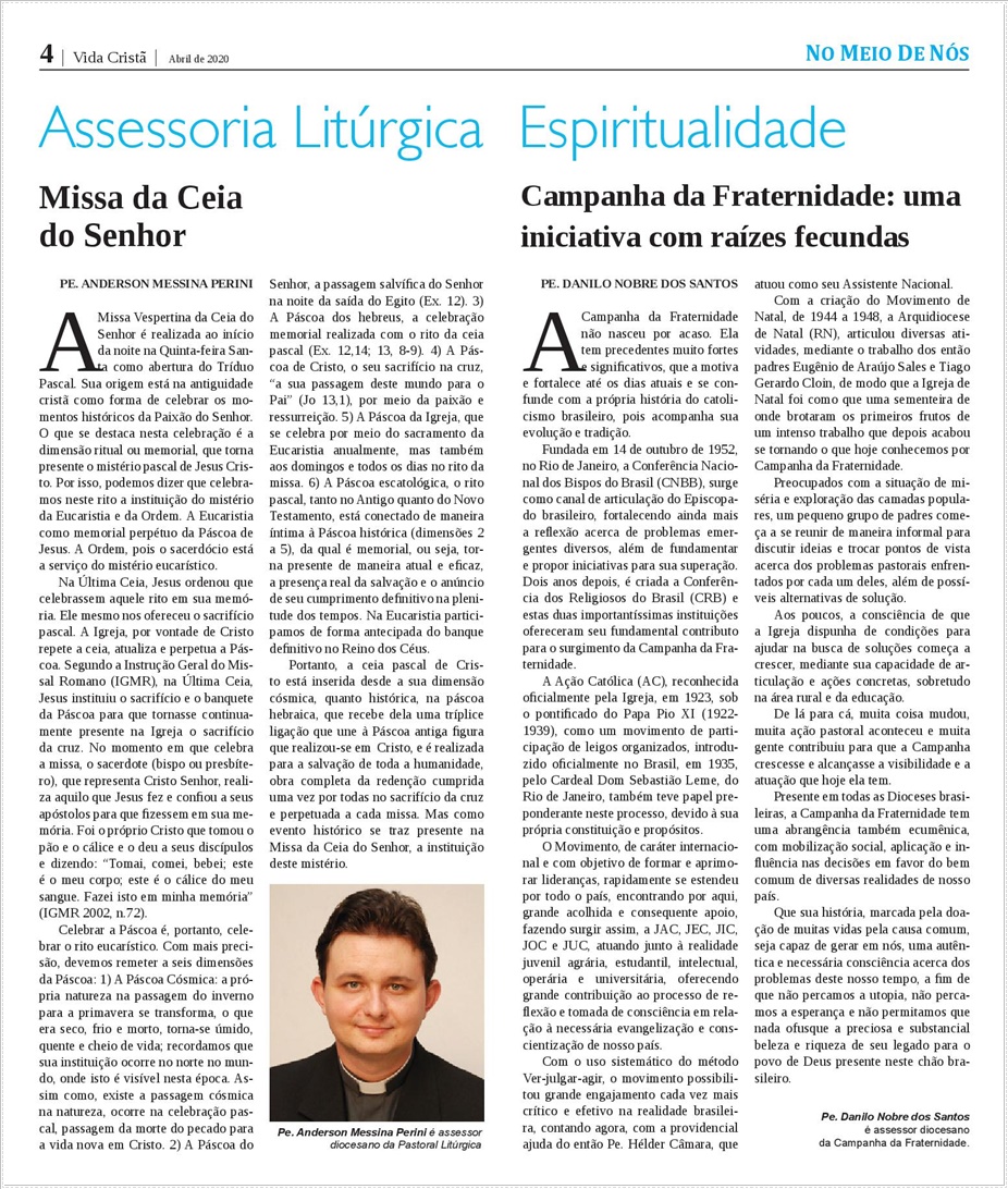 Jornal No Meio de Ns - Diocese de Marlia/SP