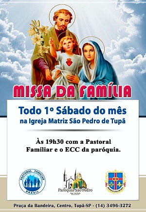 Missa da Famlia na So Pedro de Tup