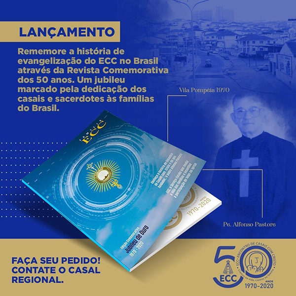 ECC celebra hoje 50 anos de existncia  e lana revista contando toda histria de evangelizao s famlias