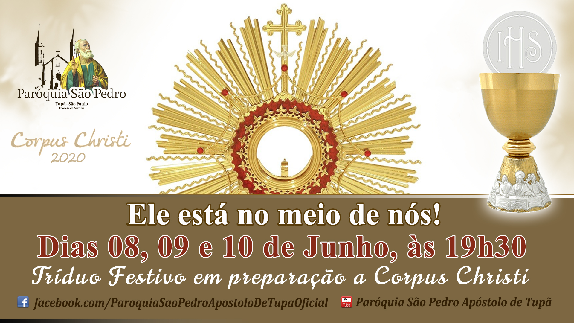 So Pedro de Tup realizar Trduo para Corpus Christi