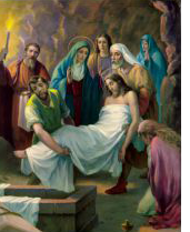 DÉCIMA QUARTA ESTAÇÃO DA VIA SACRA: Jesus é depositado no sepulcro DÉCIMA QUARTA ESTAÇÃO DA VIA SACRA: Jesus é depositado no sepulcro