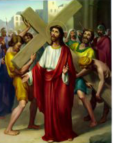 SEGUNDA ESTAÇÃO DA VIA SACRA: Jesus toma a cruz aos ombros SEGUNDA ESTAÇÃO DA VIA SACRA: Jesus toma a cruz aos ombros