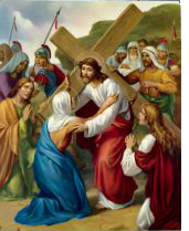 QUARTA ESTAÇÃO DA VIA SACRA: Jesus encontra-se com sua mãe QUARTA ESTAÇÃO DA VIA SACRA: Jesus encontra-se com sua mãe